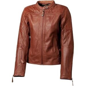 Roland Sands Trinity Perforated Leather Women's Street Motorcycle Jacket - Large